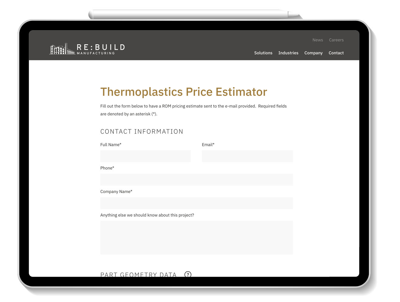 0-Solutions-ComponentProduction-ThermoplasticsPriceEstimatorMockUp-Right